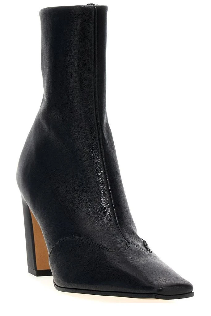 Khaite Khaite Nevada Square-Toe Ankle Boots 2