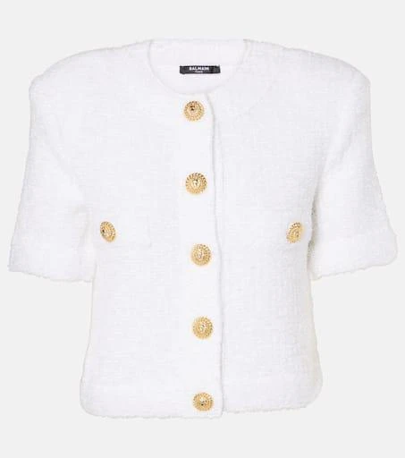 Balmain Cropped cardigan 1