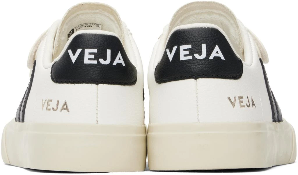 Veja White & Black Recife Leather Sneakers 2