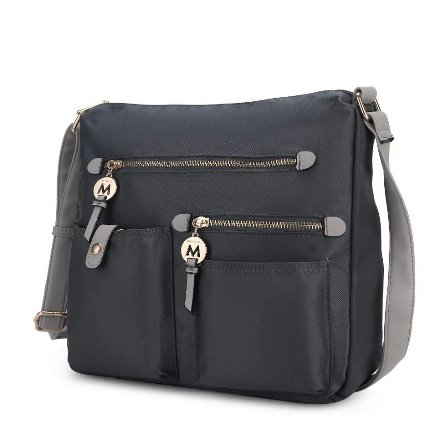 MKF Collection By Mia K. Serena Color-Block Nylon Women’s Shoulder Bag 15