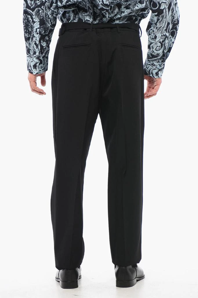 Prada Prada Double-pleated Pants with Fabric Belt 2