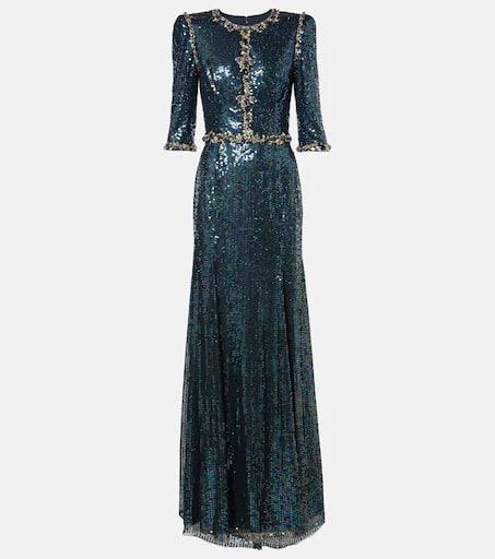 Shop Pretty Thing embellished sequined gown on Sale at BeyondStyle