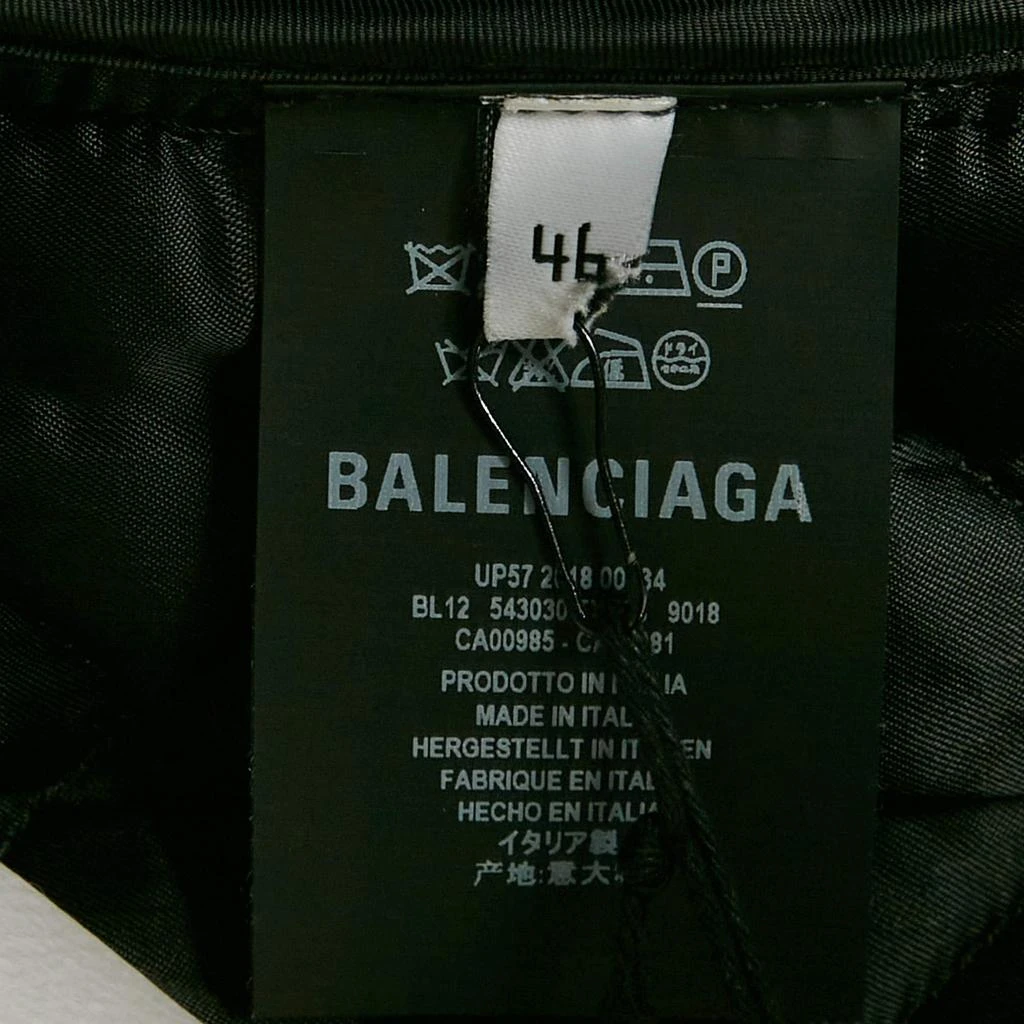 Balenciaga Balenciaga Blue Checked Cotton and Denim Layered Jacket S 6