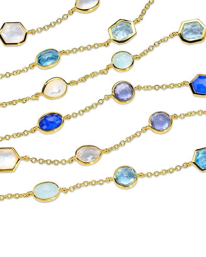 Ippolita 18K Yellow Gold Rock Candy® Multi Stone Mixed Cut Station Statement Necklace, 37"