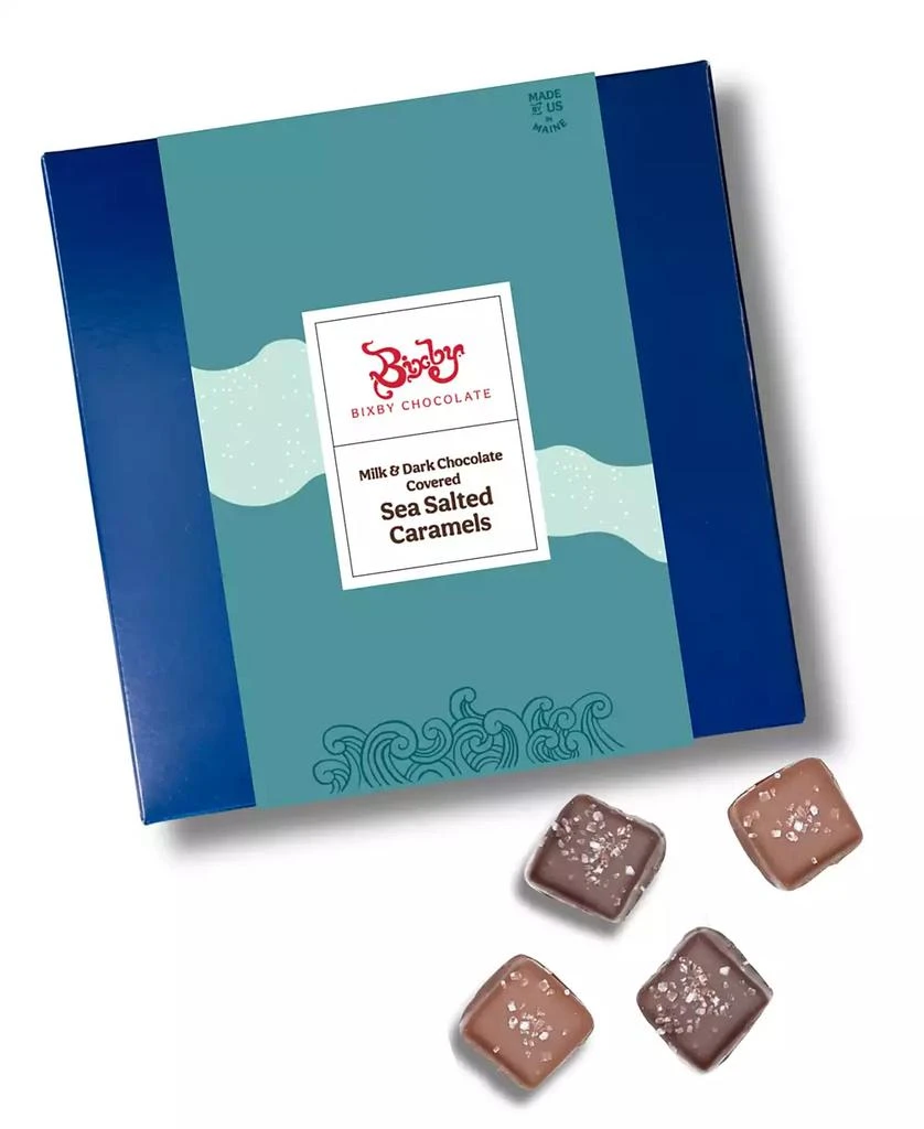 Bixby Chocolate Sea Salted Caramel Gift Box Dark 
Milk Chocolate, 50 Pieces