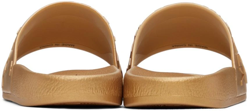 Versace Gold Logo Slides 2