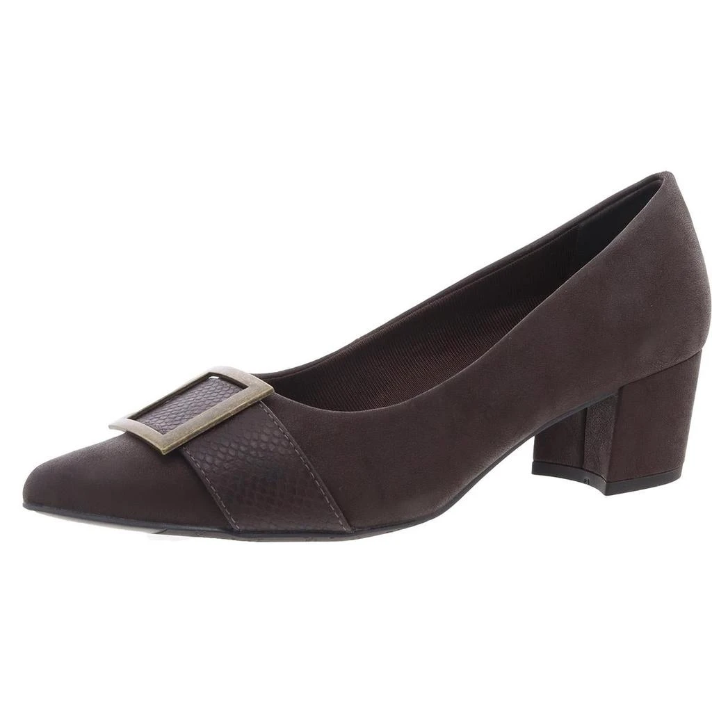 Easy Street Cider Womens Embellished Faux Leather Pumps 4