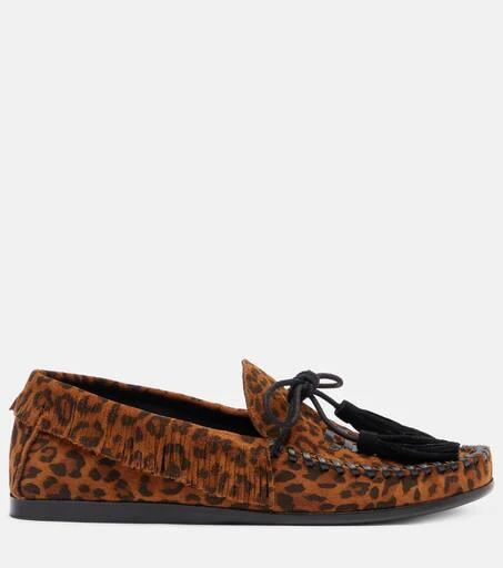Isabel Marant Fitza fringed suede loafers 4