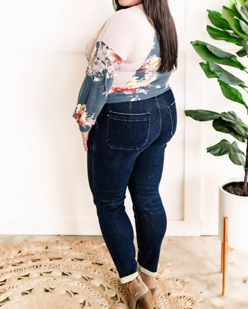 Judy Blue Judy Blue - Denim Cuffed Joggers Jeans 3