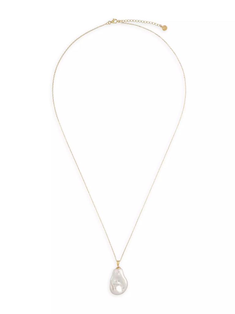 Majorica Keila 18K Gold-Plate & Faux Wild Pearl Pendant Necklace