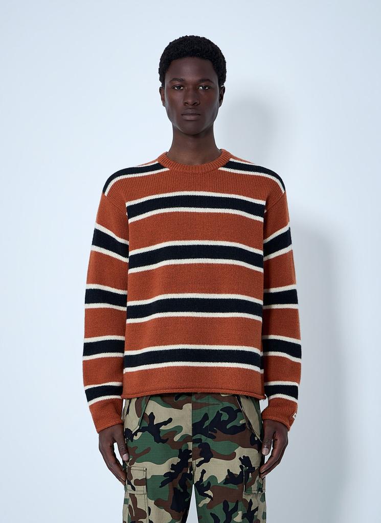 Shop Tonal Stripe Sweater Natural on Sale at BeyondStyle – Get 40