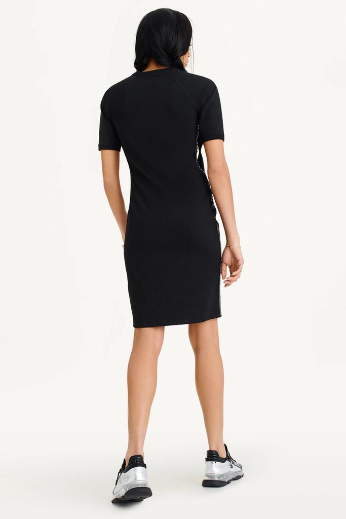 DKNY BODYCON DRESS WITH LOGO TAPING