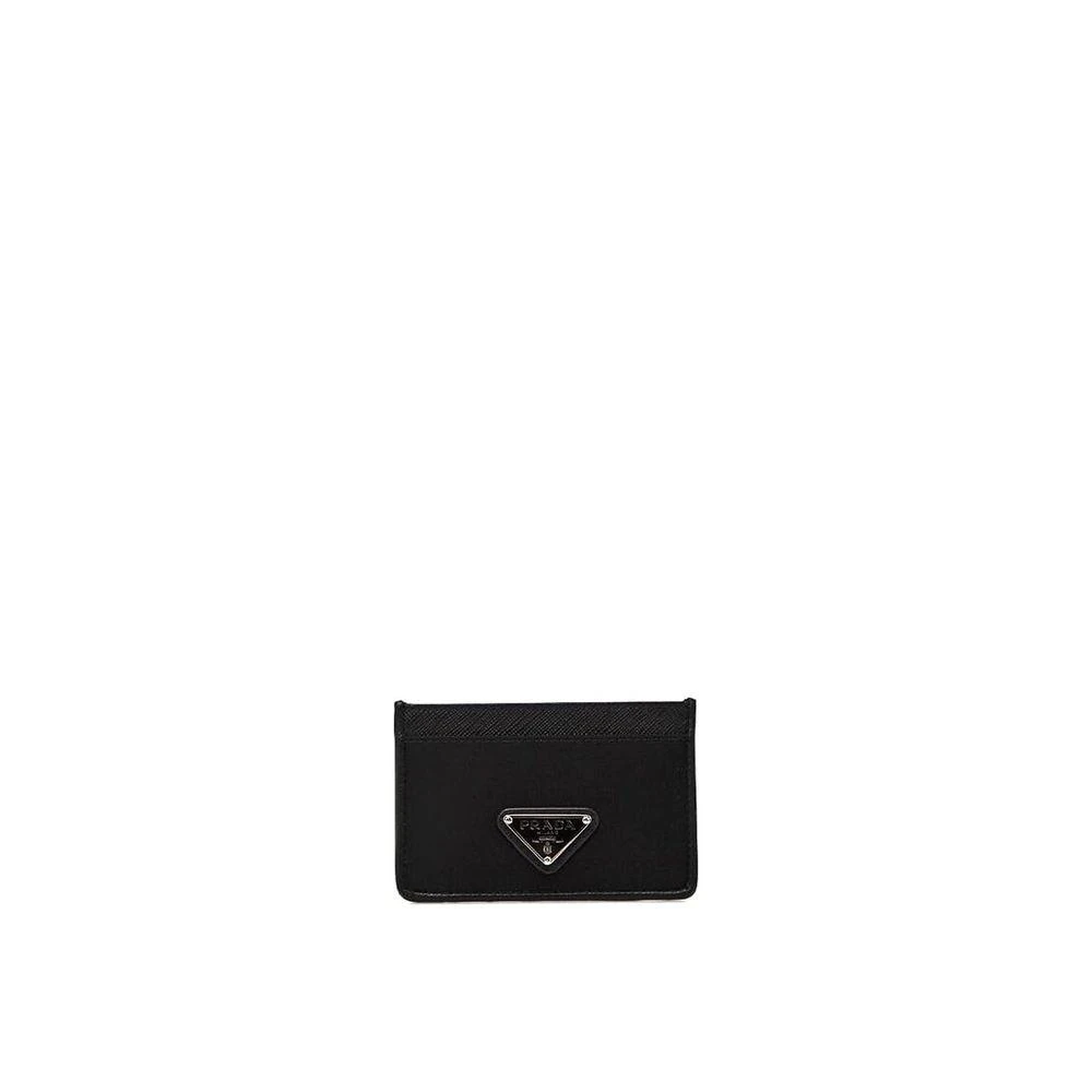 Prada Nylon And Leather Card Women's Holder 1