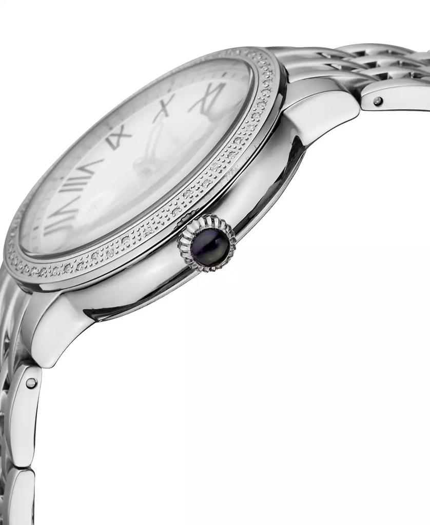 Gevril Women's Astor Silver-Tone Stainless Steel Watch 40mm