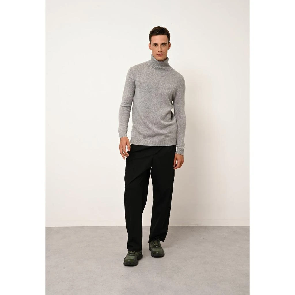 Just Cashmere Pull Col Roulé 4 Fils Sacha - 100% Cachemire 4 Fils - Nuage Chiné - Homme 1