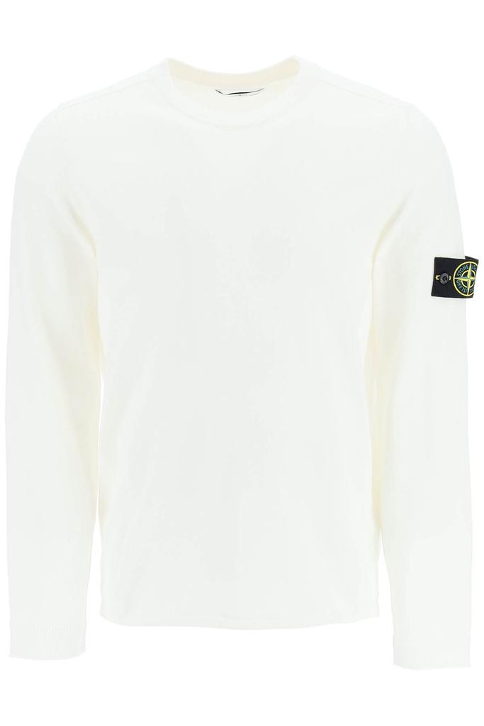 STONE ISLAND raw cotton sweater