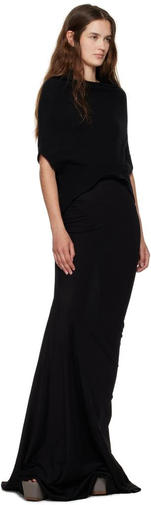 Rick Owens Black Concordians SL Shroud Sweater 4