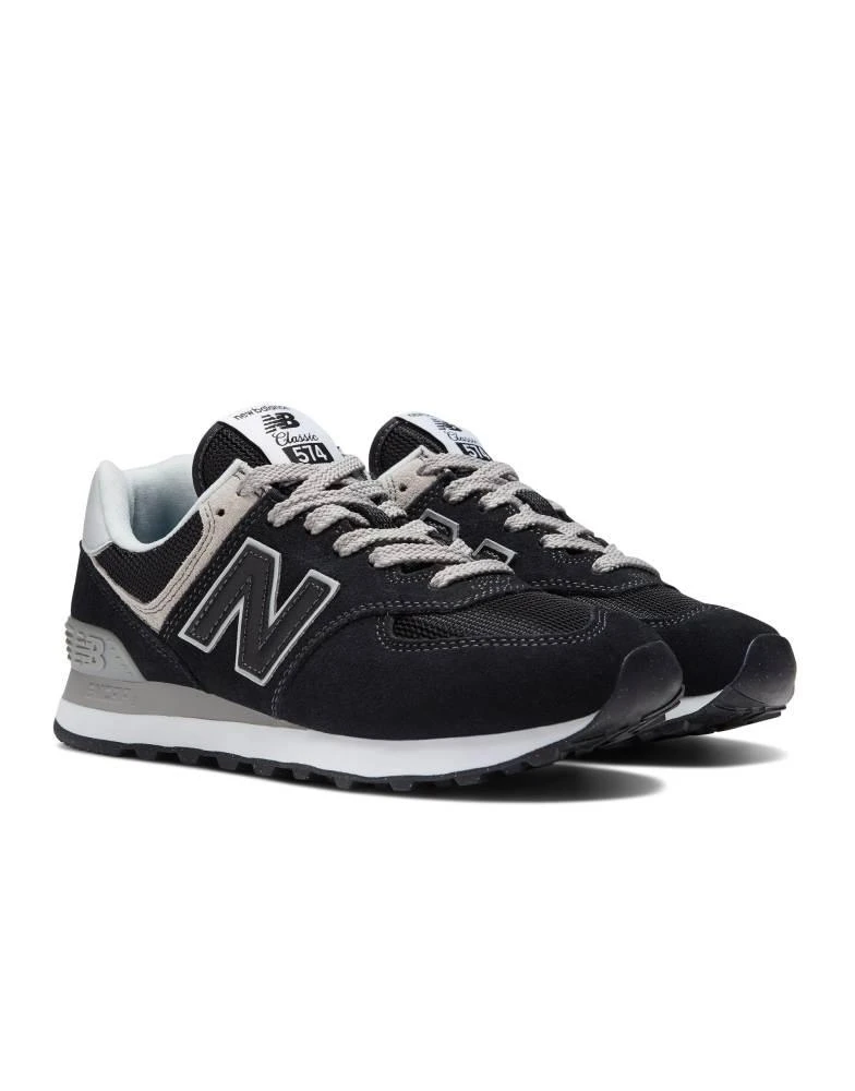 New Balance New Balance 574 trainers in metallic black 1