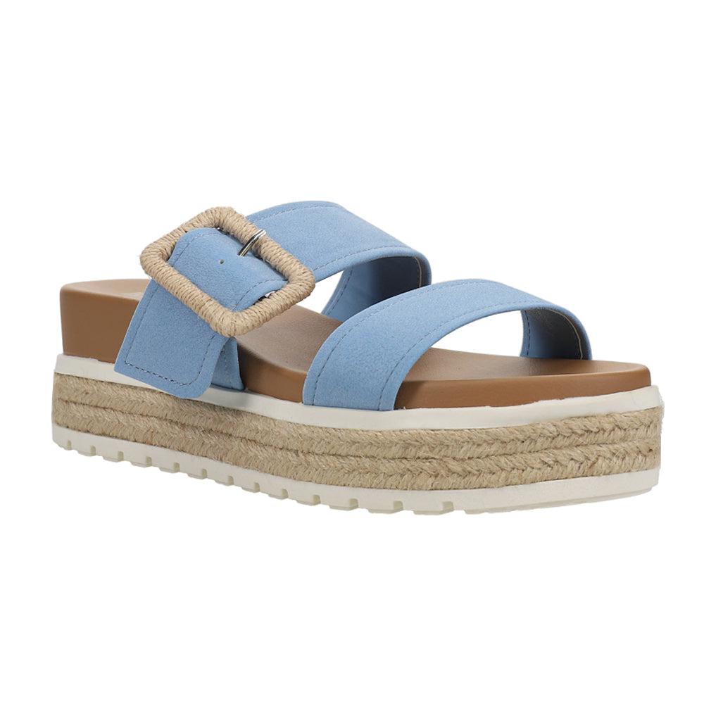MIA Kenzy Buckle Espadrille Platform Sandals