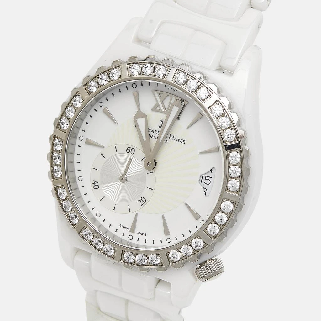 Bernhard H. Mayer Bernhard H.Mayer White Ceramic Stainless Steel La Vida B2416/CW Women's Wristwatch 38 mm 2