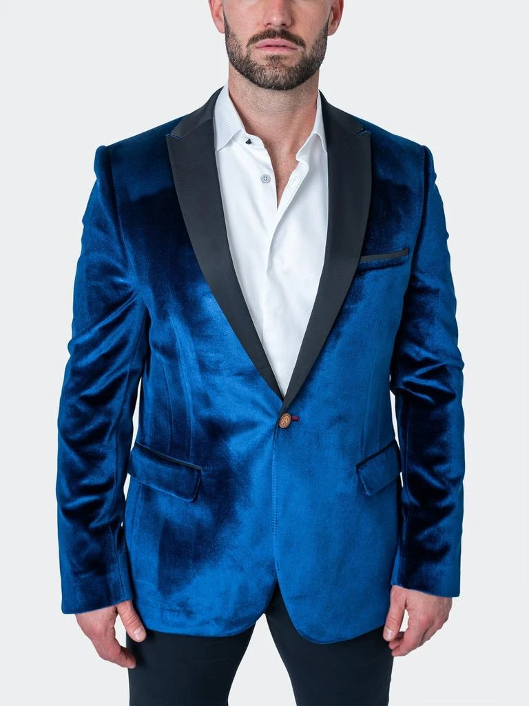 Maceoo Blazer Tesla Velvet Blue 1