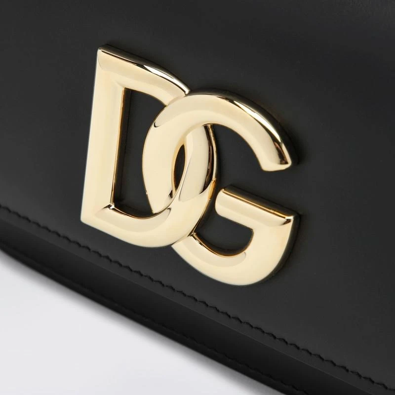 Dolce&Gabbana 3.5 black leather shoulder bag 6