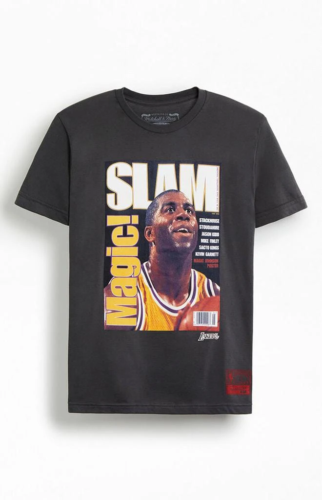 Mitchell & Ness LA Lakers Magic Slam T-Shirt 1