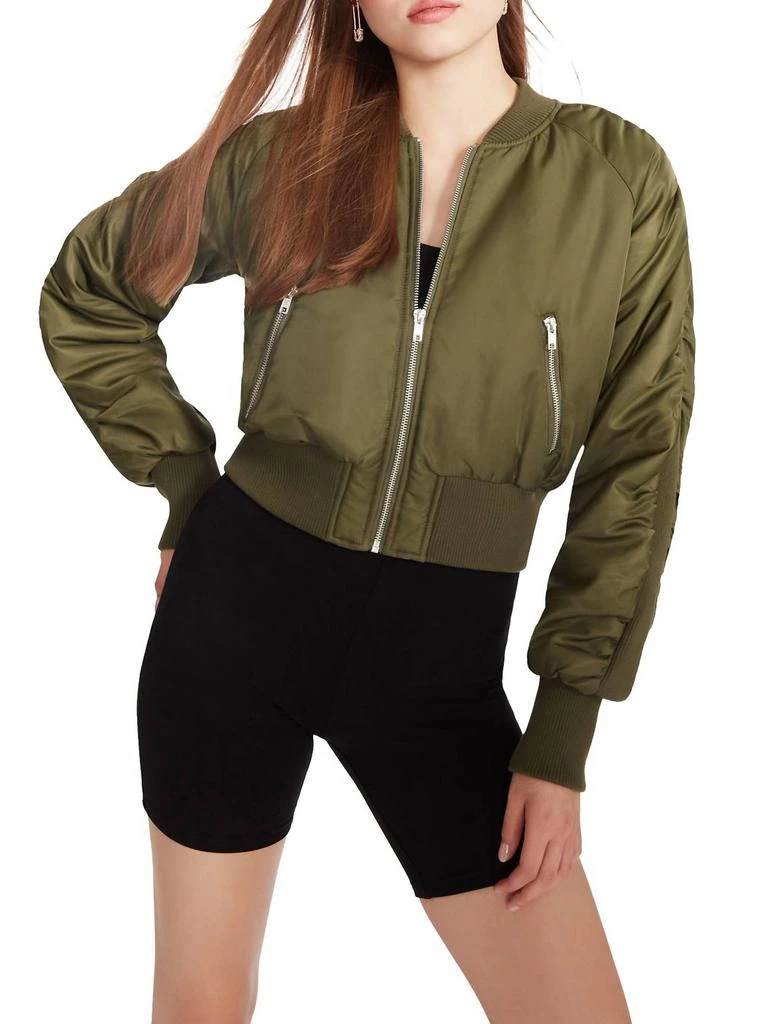 Steve Madden Eva Jacket In Olive 1