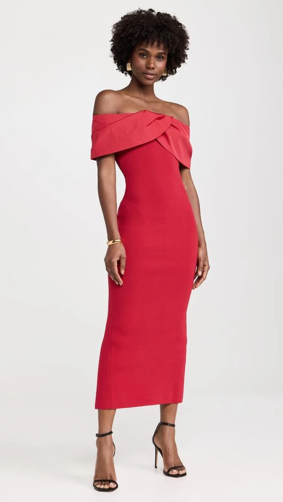 REBECCA VALLANCE Tiamo Knit Midi Dress 1
