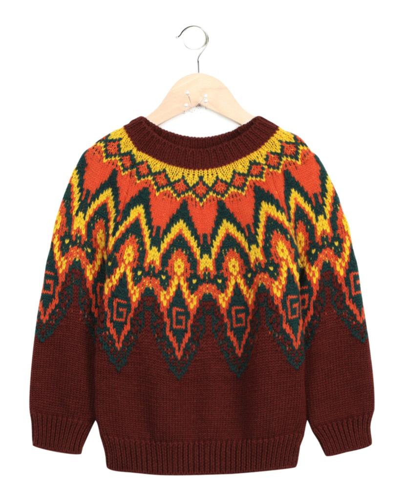 Gucci Geo Patterned Wool Sweater