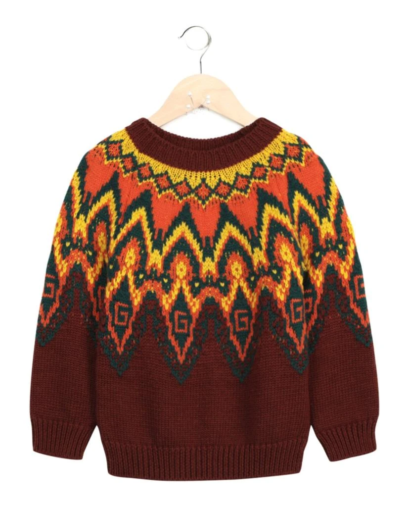 Gucci Geo Patterned Wool Sweater 1