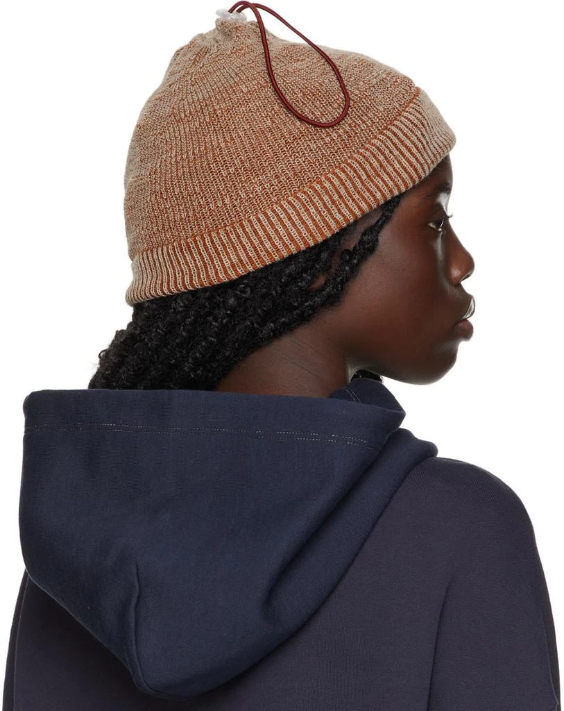 Eckhaus Latta Grey & Orange Stop Beanie 3