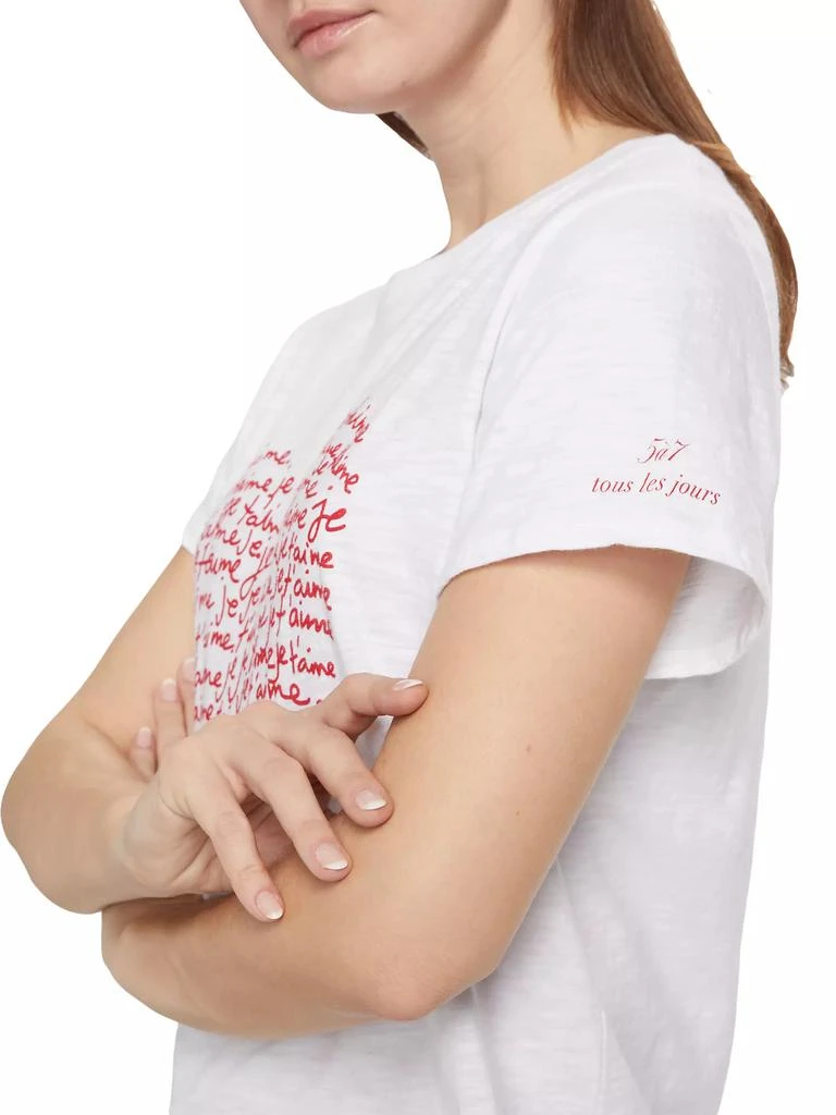 Cinq à Sept Je T'aime T-Shirt 6
