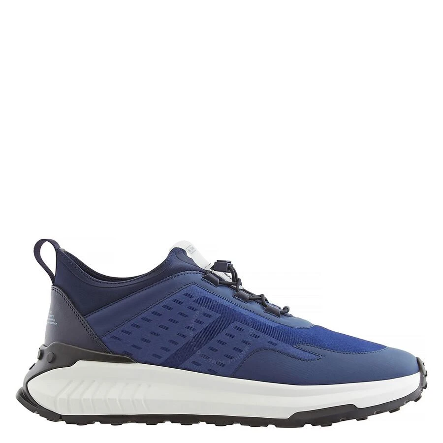 Tod's No_Code J Men's Blue Tuareg in Technical Fabric and Leather 1