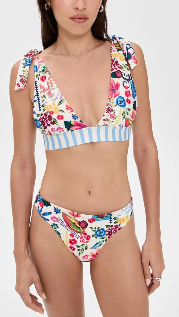 Agua Bendita Laurie Citrus Bikini Top 4