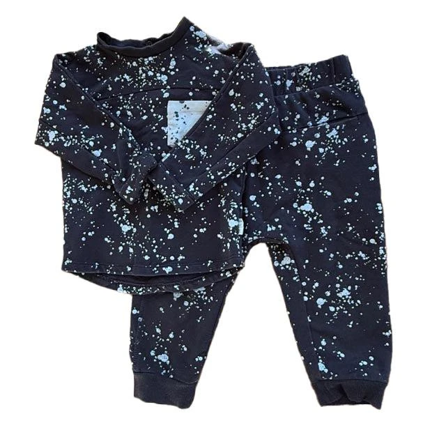 Miles Baby Boys Gray | White Apparel Sets 1