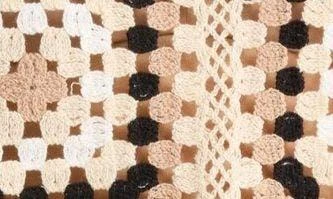 DR2 by Daniel Rainn Openwork Granny Square Sweater Tank 3