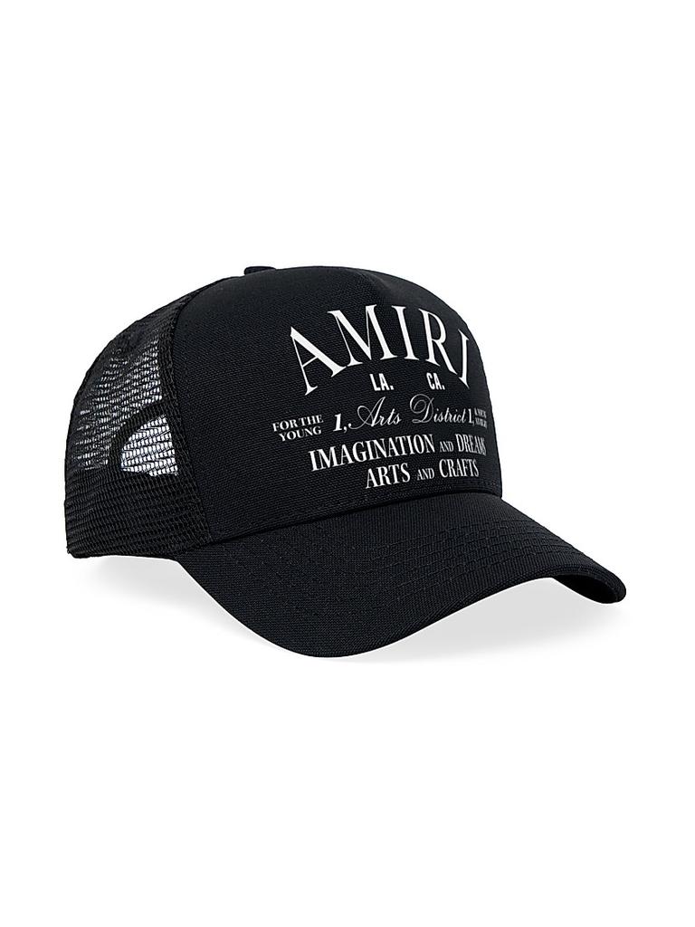 AMIRI Arts District Logo Trucker Hat - Hats - Free Shipping