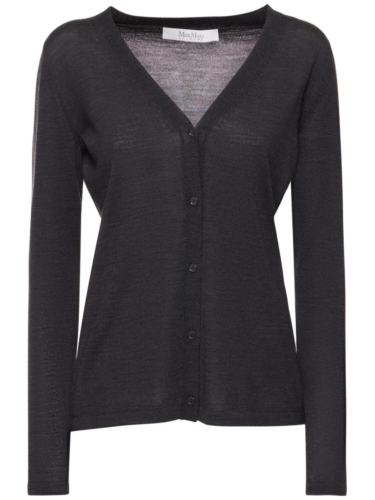 MAX MARA Corolla Wool Knit Cardigan