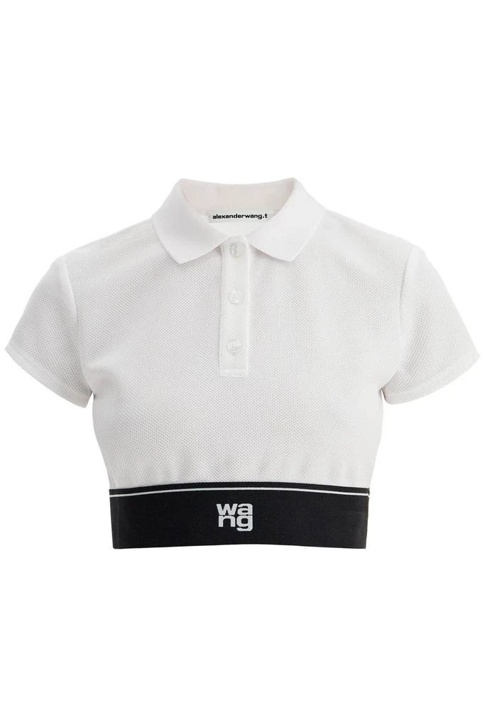 Alexander Wang cheerleader crop top polo 1