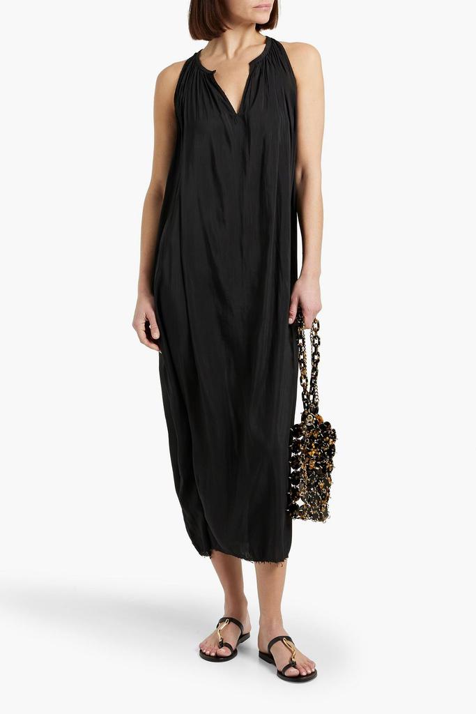 Solid & Striped Gathered voile midi dress