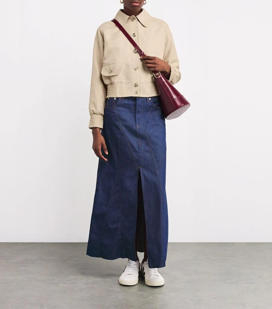 Maje Linen-Cotton Jacket 2
