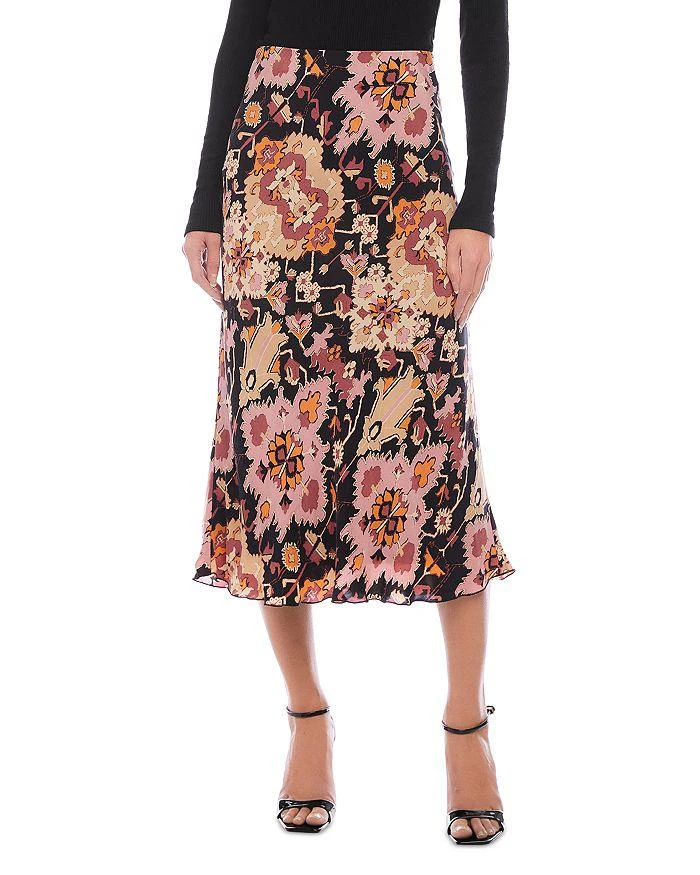 Karen Kane Mia Bias Midi Skirt 1