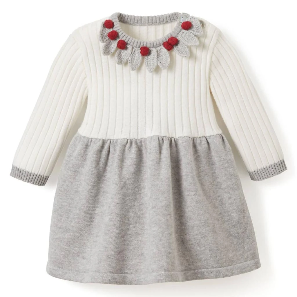 Elegant Baby Elegant Baby - Baby Girls Rosa Holiday Knit Dress 2