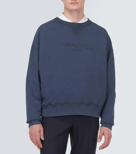 MAISON MARGIELA Logo cotton jersey sweatshirt 3
