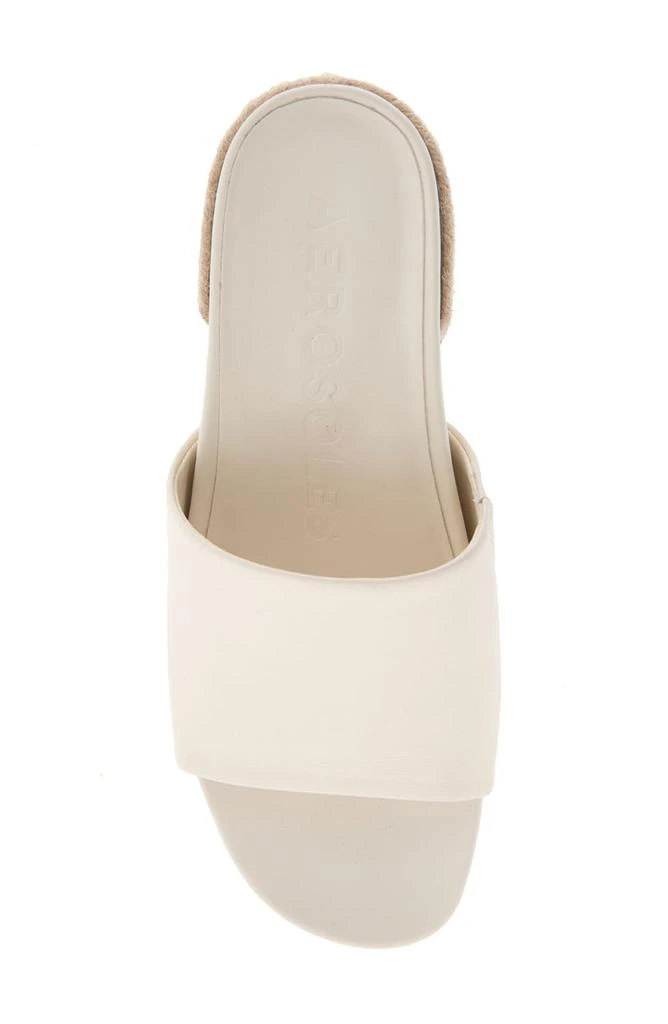 Aerosoles Clark Raffia Block Heel Sandal 5