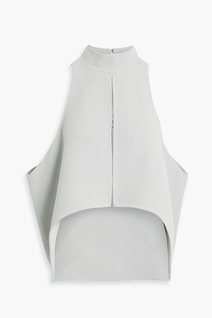 Safiyaa Split-front crepe top