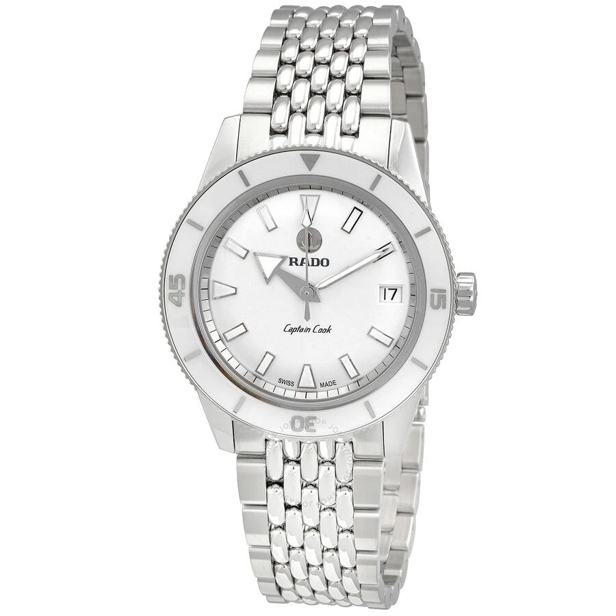 Rado Captain Cook Automatic White Dial Ladies Watch R32500013 1