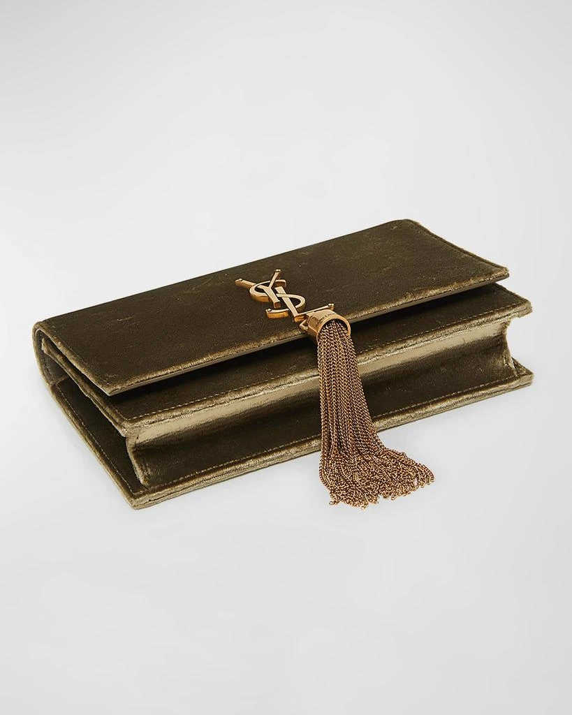 Yves Saint Laurent Kate Medium YSL Wallet on Chain in Velvet 7