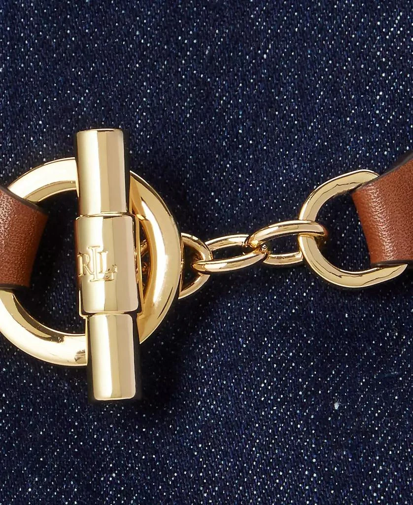 Ralph Lauren Small Denim Blaike Bucket Bag 7